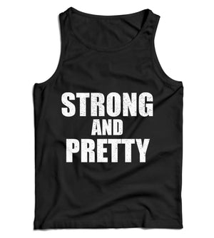 Strong And Pretty Ladies Vest/Tank Top