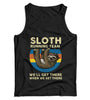 Sloth Running Team We'll Get There Ladies Vest/Tank Top