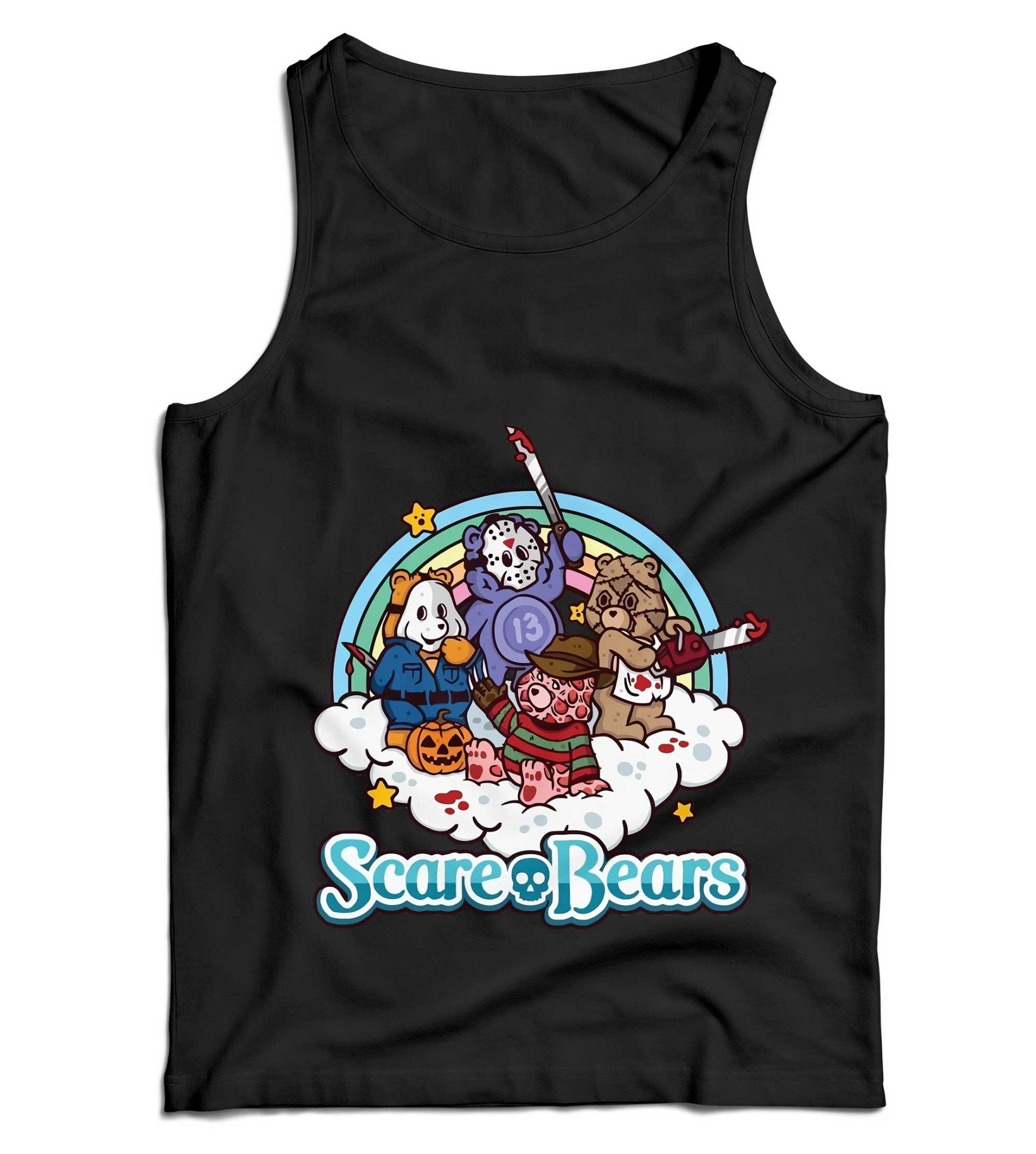 Scare Bears Ladies Vest Tank Top