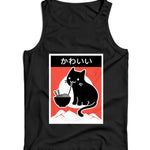 Kawaii Ramen Cat Ladies Vest Tank Top