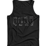 Un Deux Trios Cat Ladies Vest Tank Top