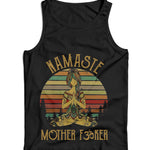 Clean Namaste Mother F*cker Ladies Vest Tank Top