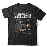 Anatomy Of A Pew Pewer T Shirt Unisex