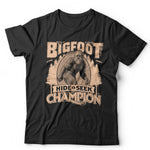 Bigfoot Hide And Seek Champion T Shirt Unisex