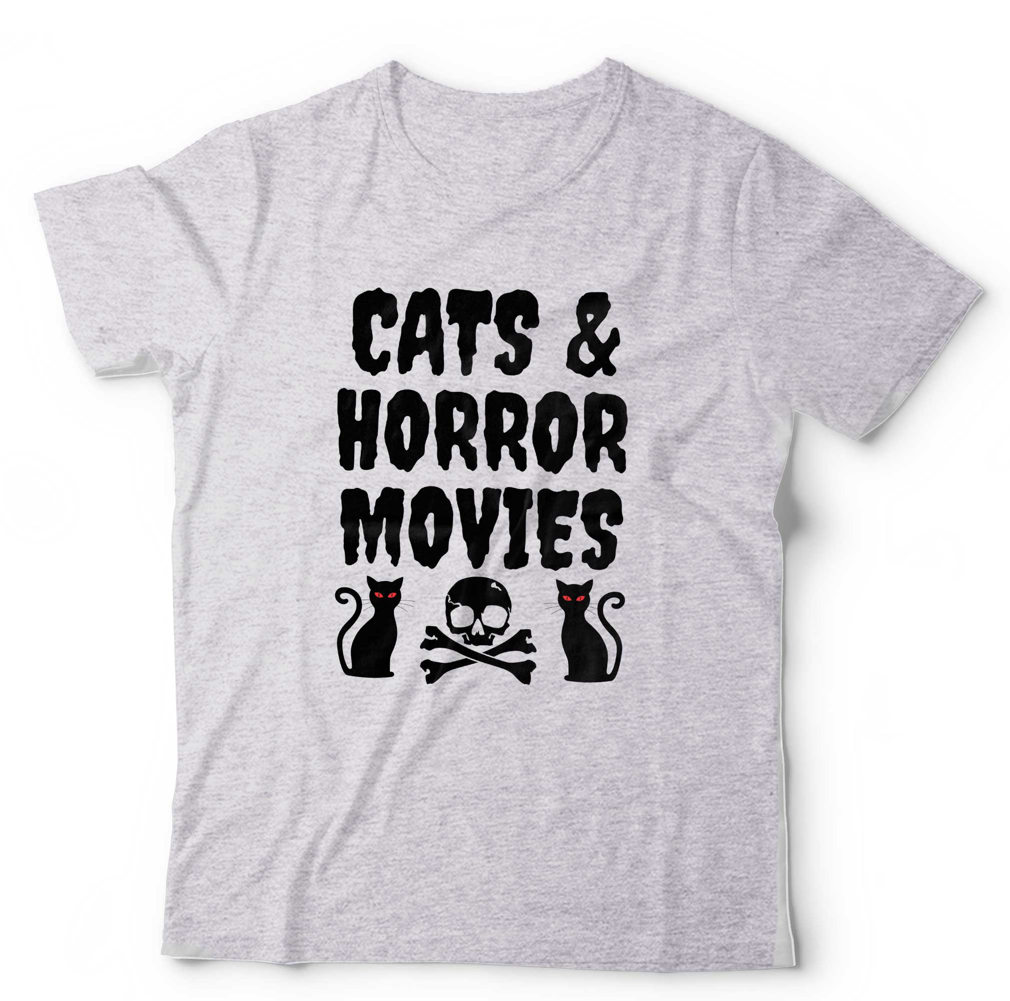 Cats And Horror Movies T Shirt Unisex