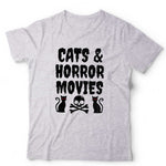 Cats And Horror Movies T Shirt Unisex