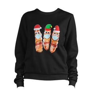 Christmas Pigs In Blankets Sweatshirt Pullover Jumper