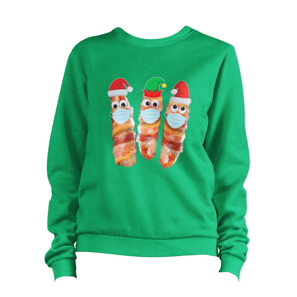 Christmas Pigs In Blankets Sweatshirt Pullover Jumper