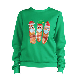 Christmas Pigs In Blankets Sweatshirt Pullover Jumper