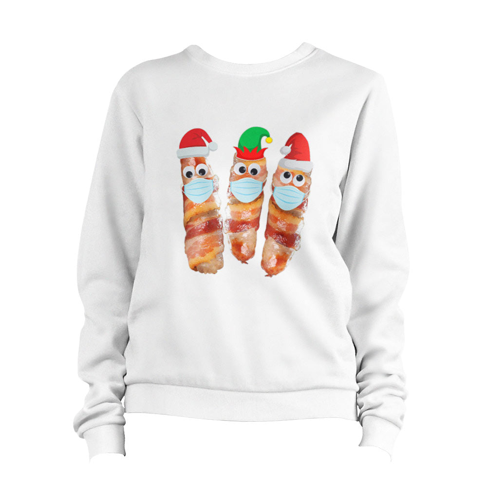 Christmas Pigs In Blankets Sweatshirt Pullover Jumper