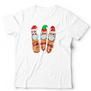 Christmas Pigs In Blankets Tshirt Unisex