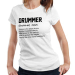 Drummer Tshirt Fitted Ladies