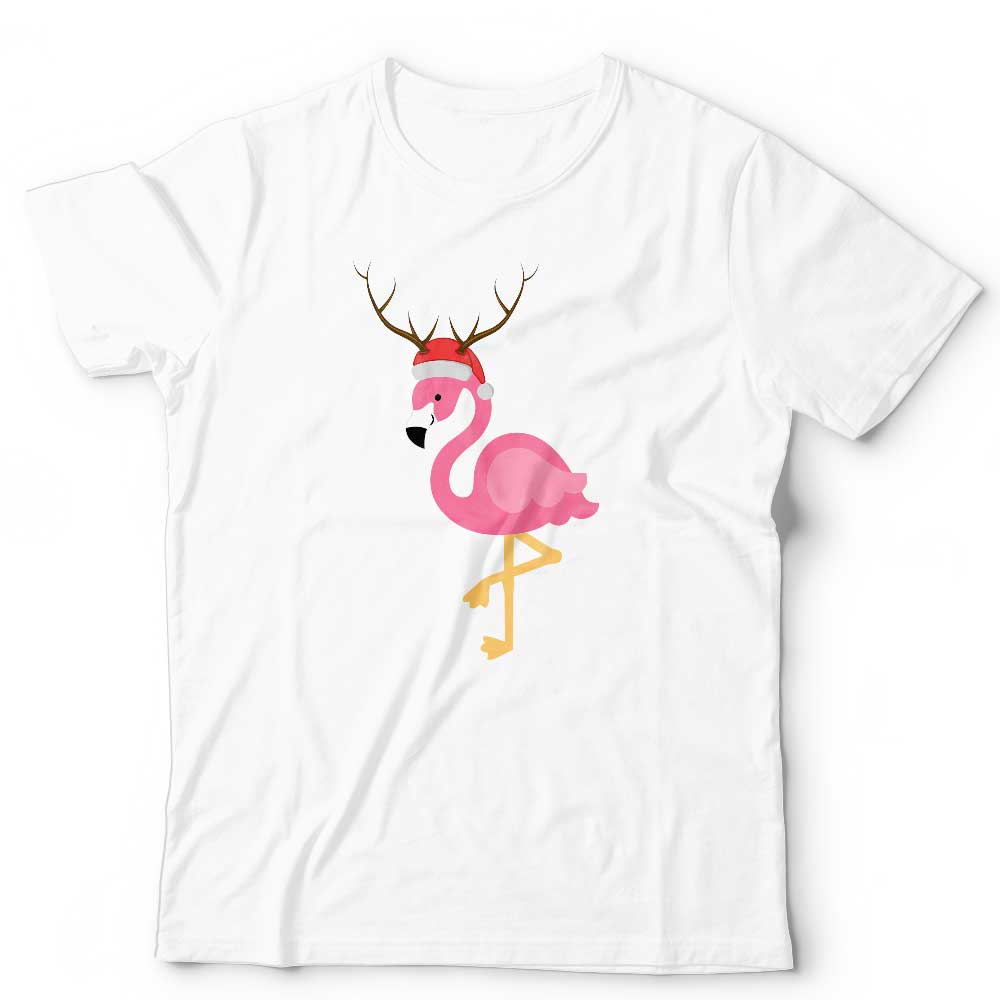 Festive Flamingo Tshirt Unisex