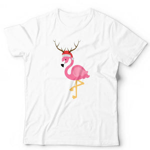 Festive Flamingo Tshirt Unisex