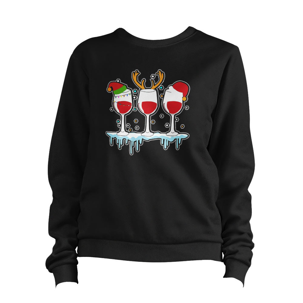 Festive Wines Sweatshirt Pullover Jumper