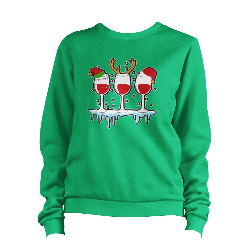 Festive Wines Sweatshirt Pullover Jumper