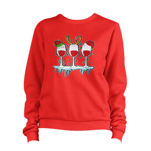 Festive Wines Sweatshirt Pullover Jumper