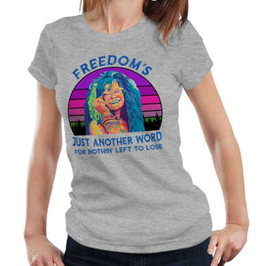 Freedom's Just Another Word Tshirt Fitted Ladies