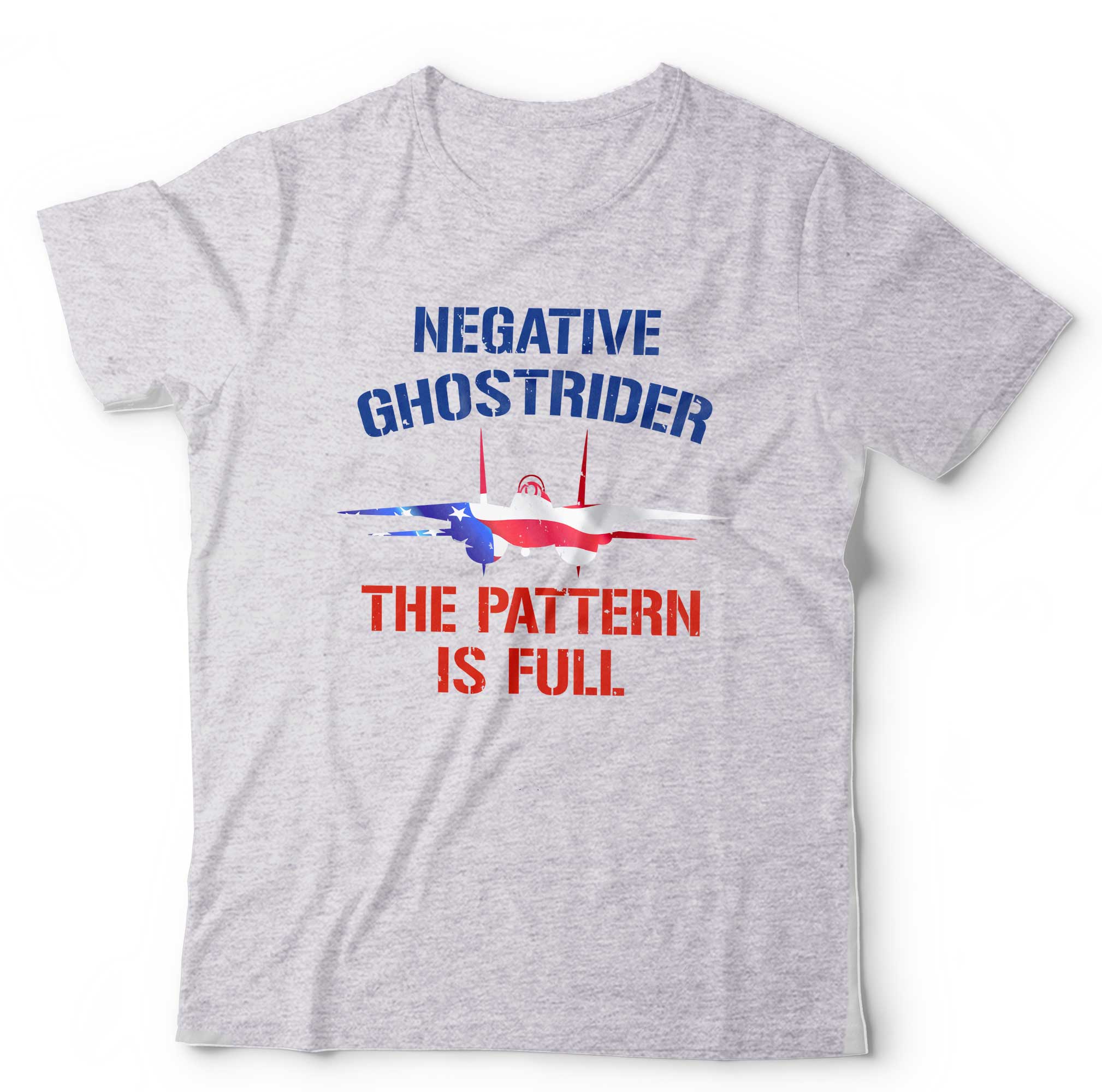 Negative Ghost rider The Pattern Is Full Colour – Top Gun T-Shirt Unisex