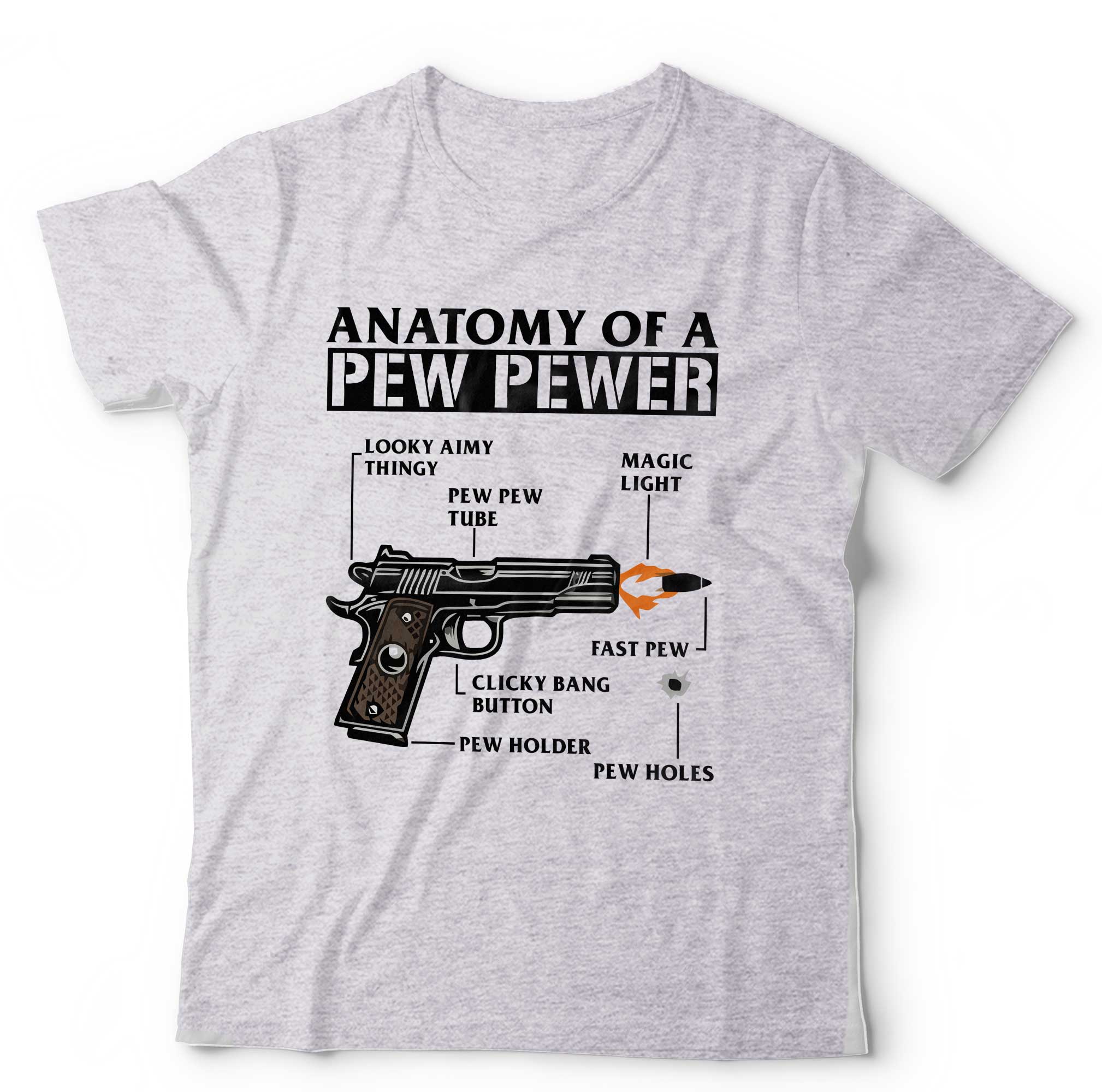 Anatomy Of A Pew Pewer T Shirt Unisex