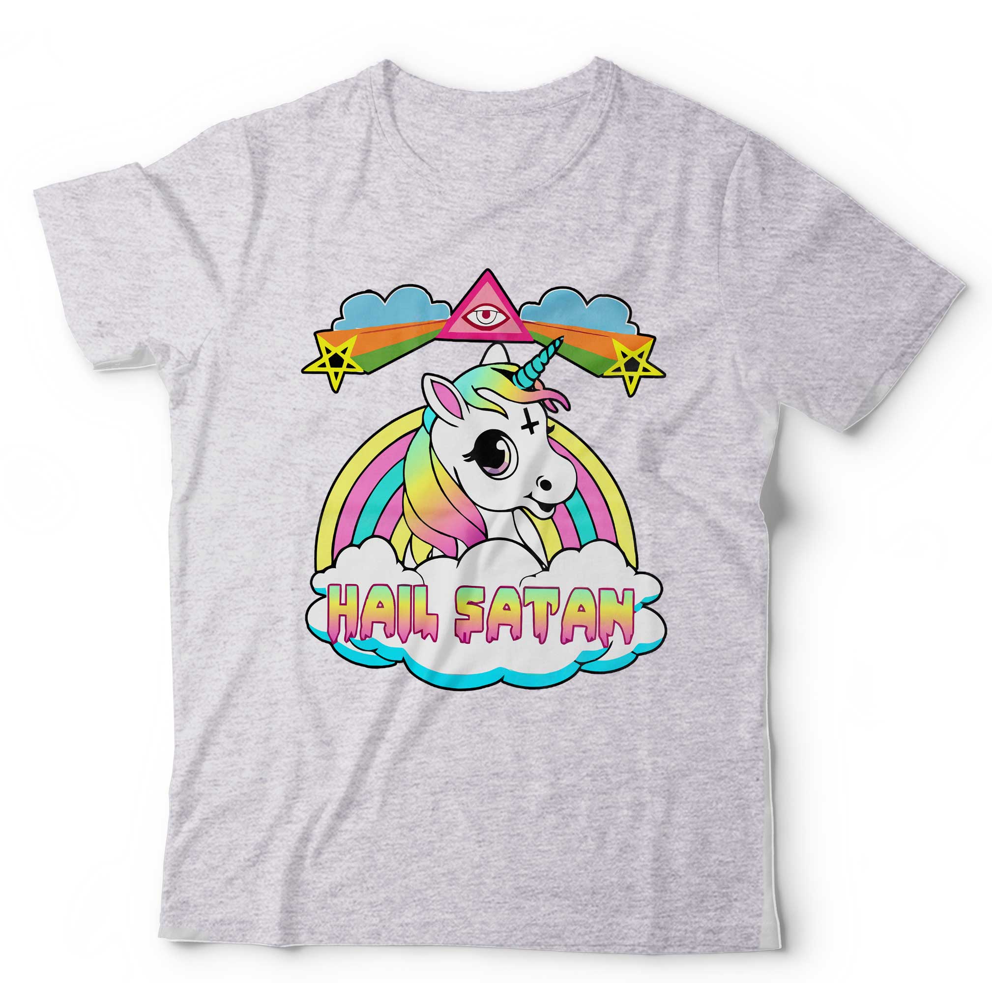 Hail Satan 2 Rainbow Unisex T-Shirt