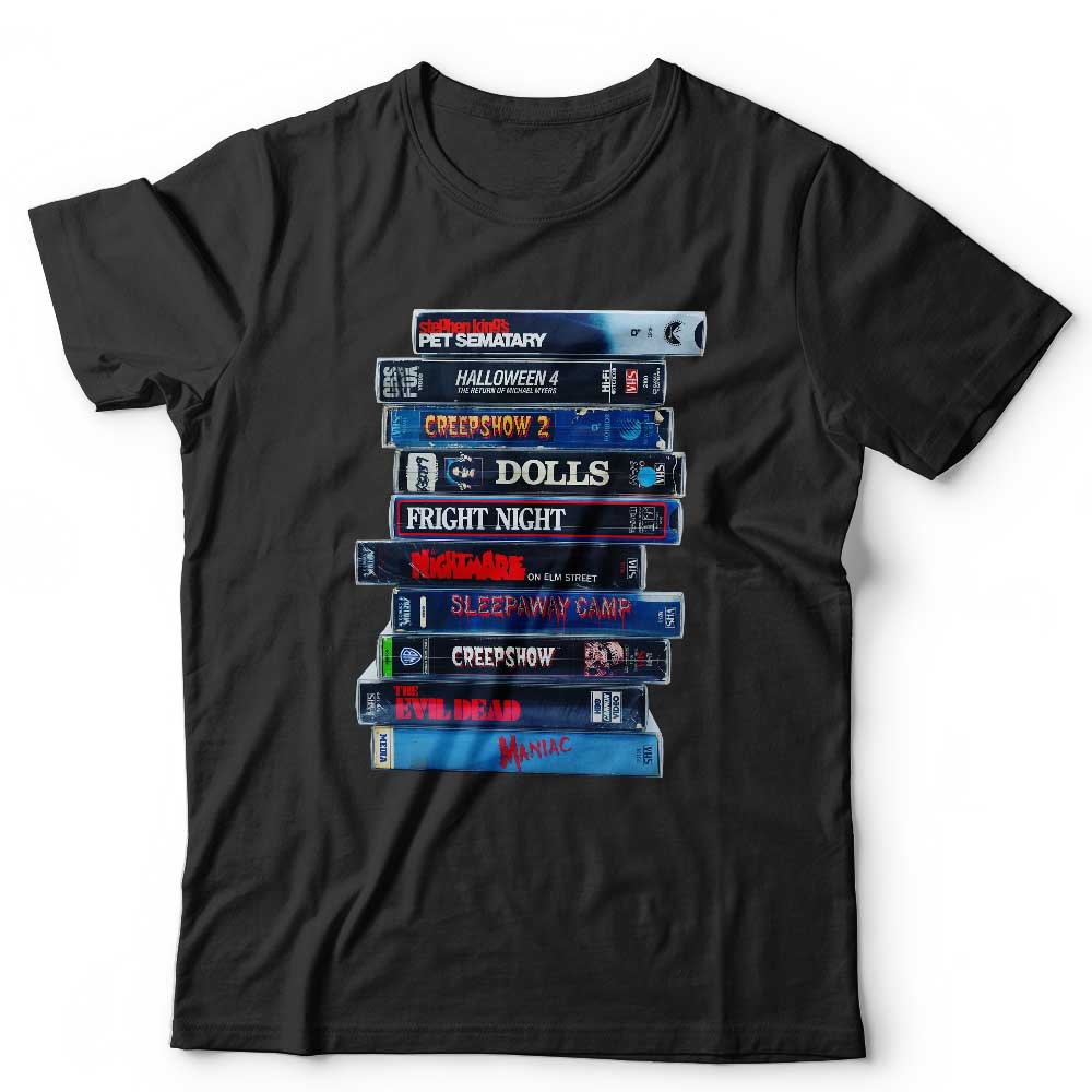 Horror VHS Tshirt Unisex