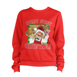 Hurdy Gurdy Christmas Sweatshirt Pullover Jumper