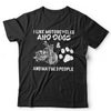 I Like Motorcycles And Dogs T Shirt Unisex