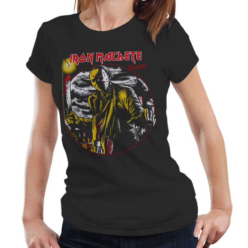 Iron Machete Slasher Tshirt Fitted Ladies