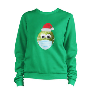 Christmas Lockdown Sprout Sweatshirt Pullover Jumper