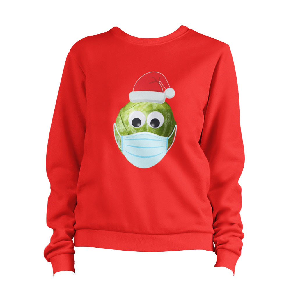 Christmas Lockdown Sprout Sweatshirt Pullover Jumper