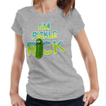 Logo Im Pickle Rick Tshirt Fitted Ladies