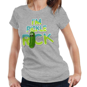 Logo Im Pickle Rick Tshirt Fitted Ladies