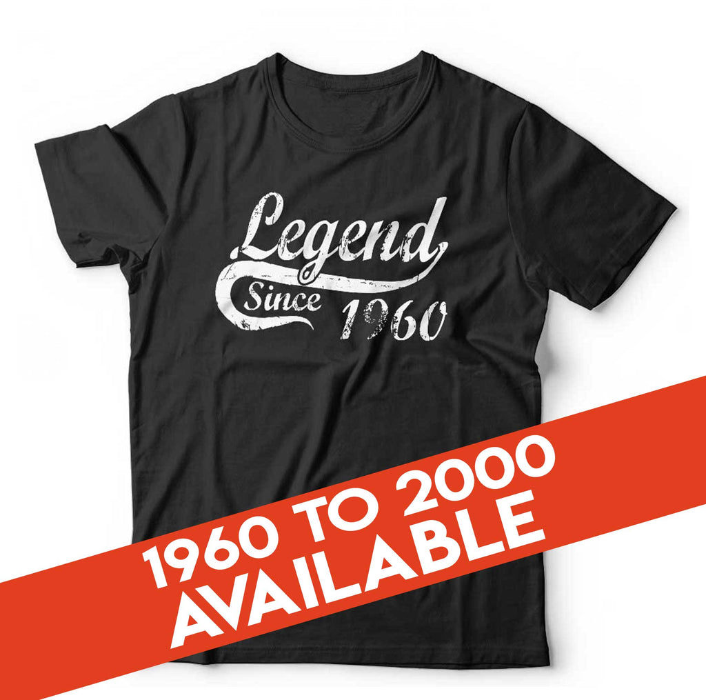 Legend Since 1960s Birthday Tshirt Unisex