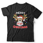 Merry Christmas Reindeer 2021 Tshirt Unisex