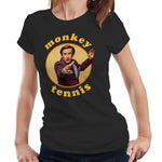 Monkey Tennis Tshirt Fitted Ladies