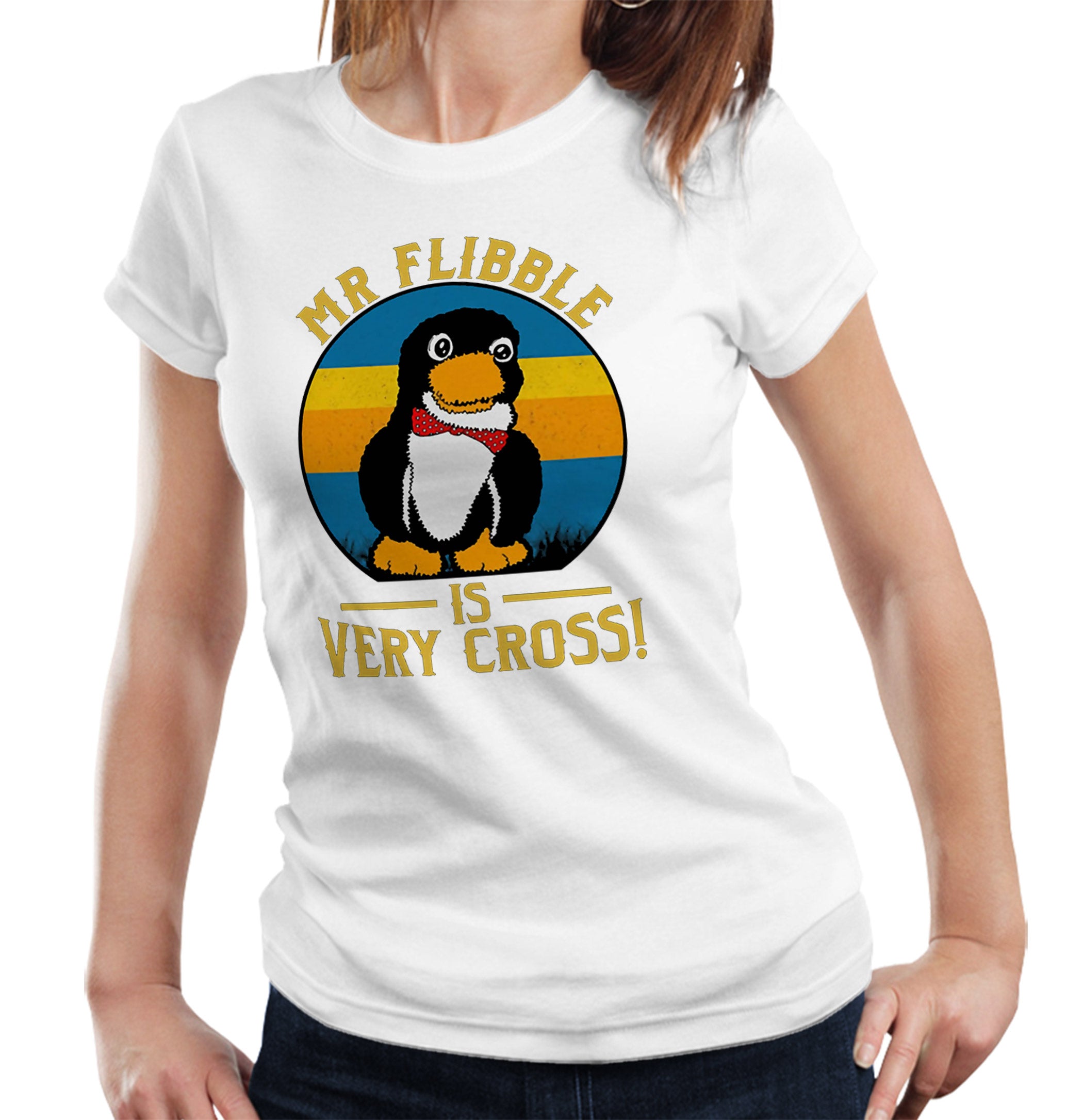 Mr Flibble Is Very Cross T Shirt Ladies