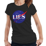 NASA Lies Tshirt Ladies Fitted