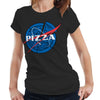 NASA Pizza Tshirt Fitted Ladies