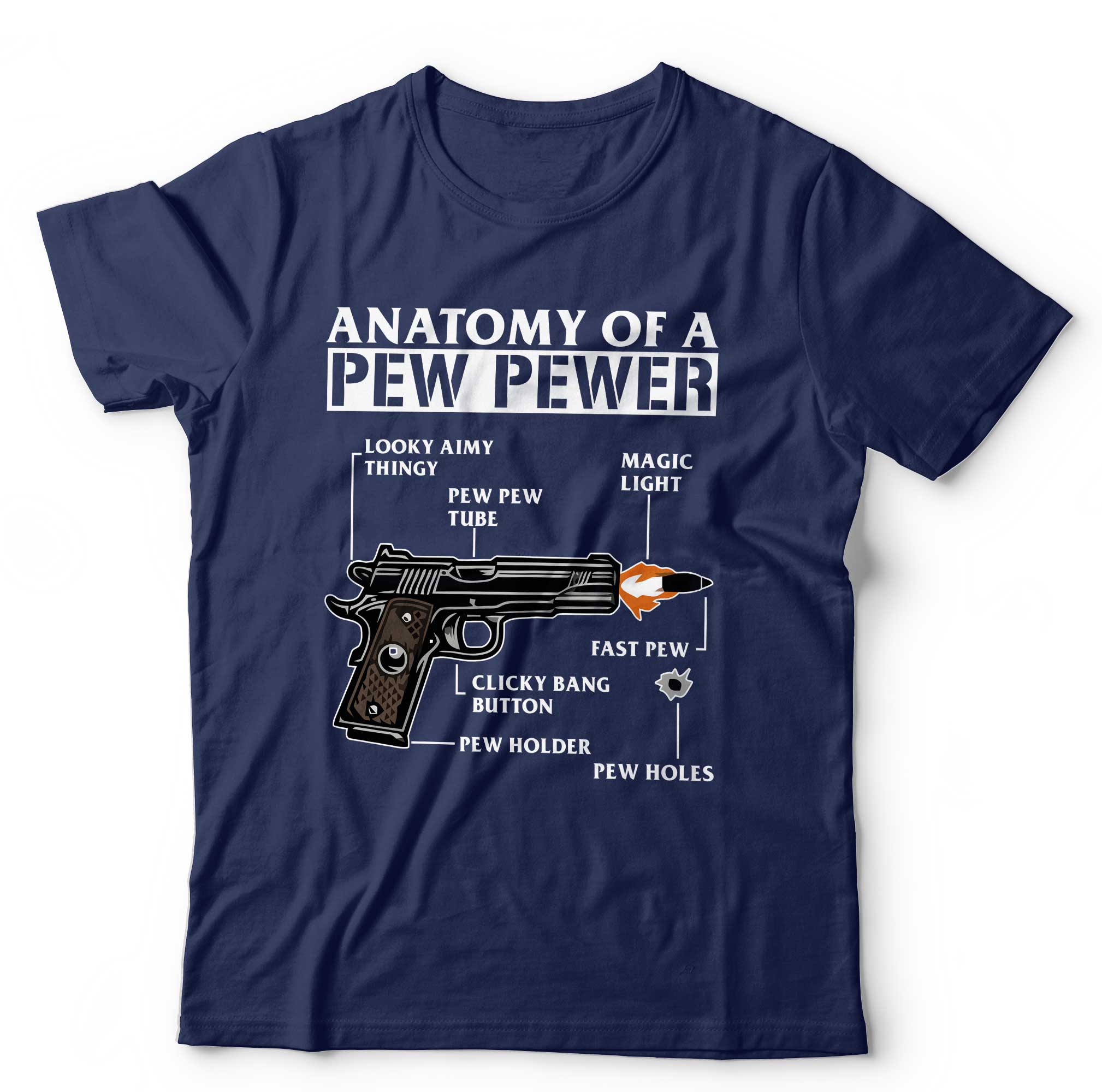 Anatomy Of A Pew Pewer T Shirt Unisex