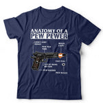 Anatomy Of A Pew Pewer T Shirt Unisex