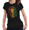 Rasta Lion T Shirt Ladies