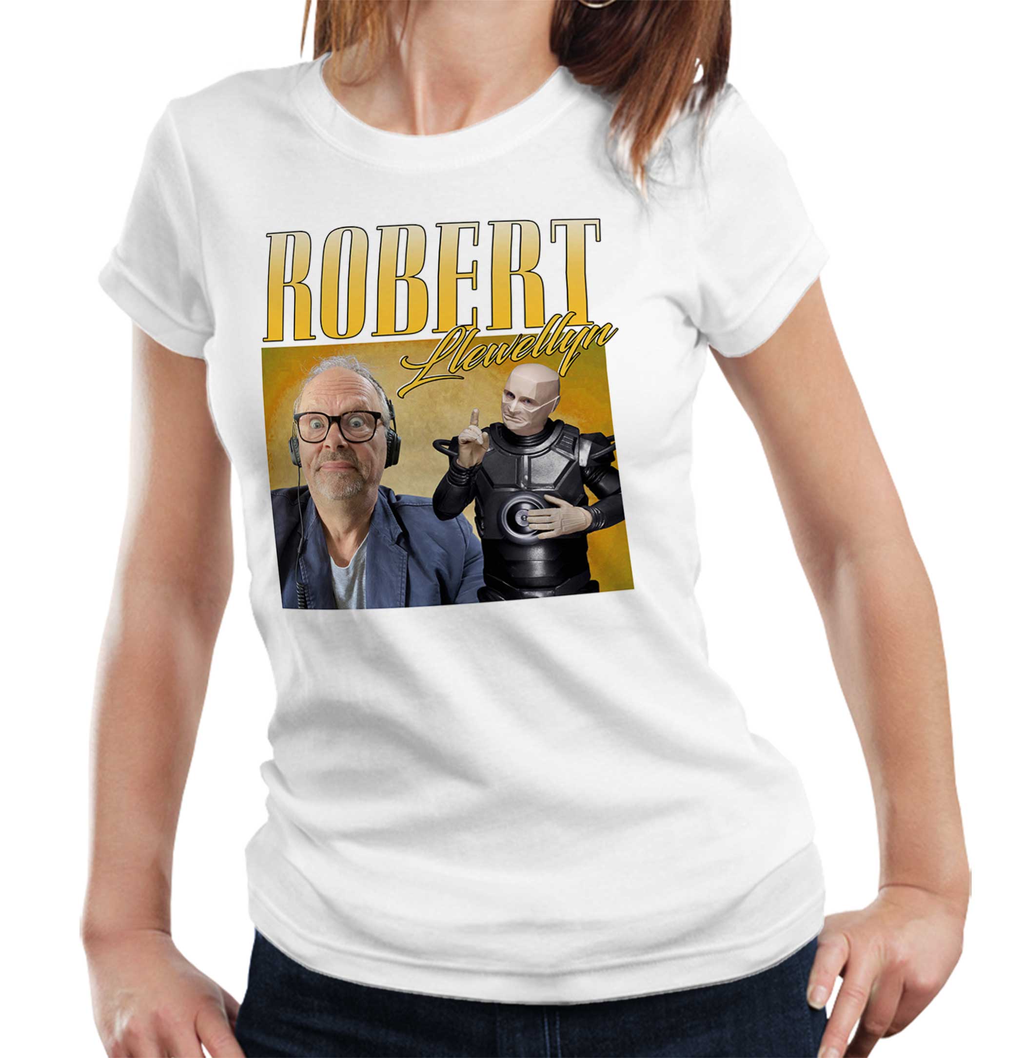 Robert Llewellyn Appreciation Tshirt Fitted Ladies