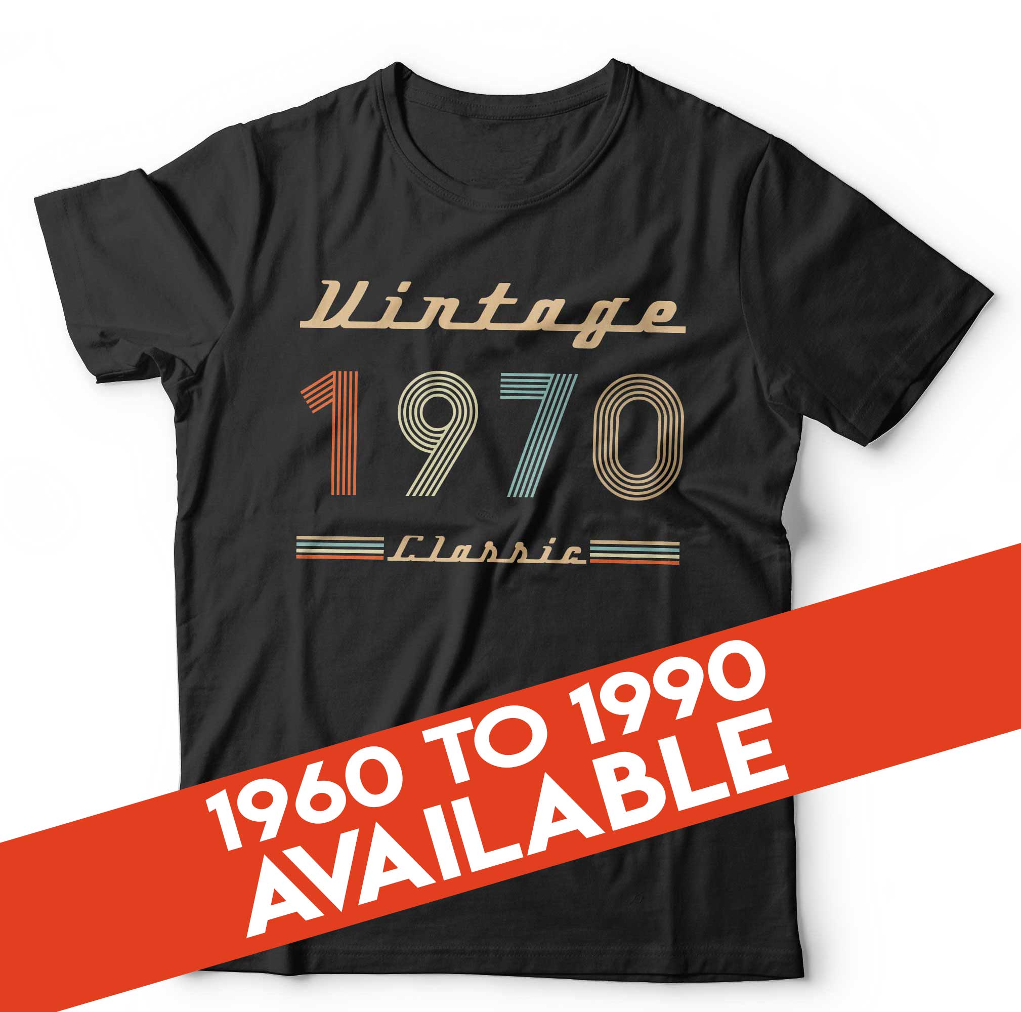 Vintage Classic 1970s Birthday Tshirt Unisex