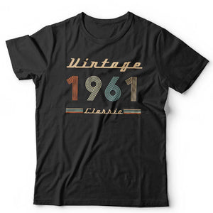 Vintage Classic 1960s Birthday Tshirt Unisex