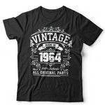 Vintage Made In The 1960s Birthday Tshirt Unisex