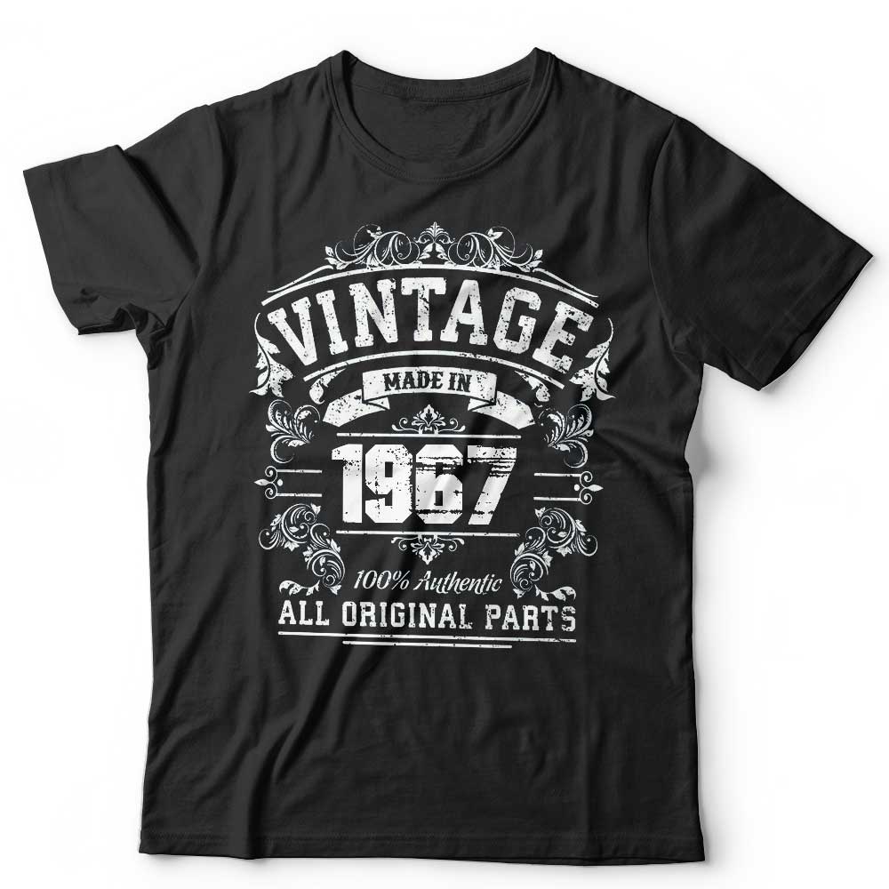 Vintage Made In The 1960s Birthday Tshirt Unisex