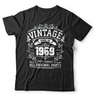 Vintage Made In The 1960s Birthday Tshirt Unisex