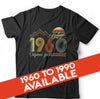 Vintage Original Parts 1960s Birthday Tshirt Unisex