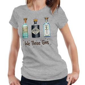 We Three Gins Tshirt Fitted Ladies